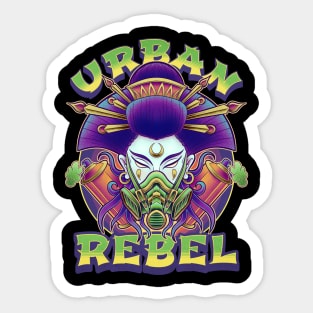 Geisha Urban Rebel Sticker